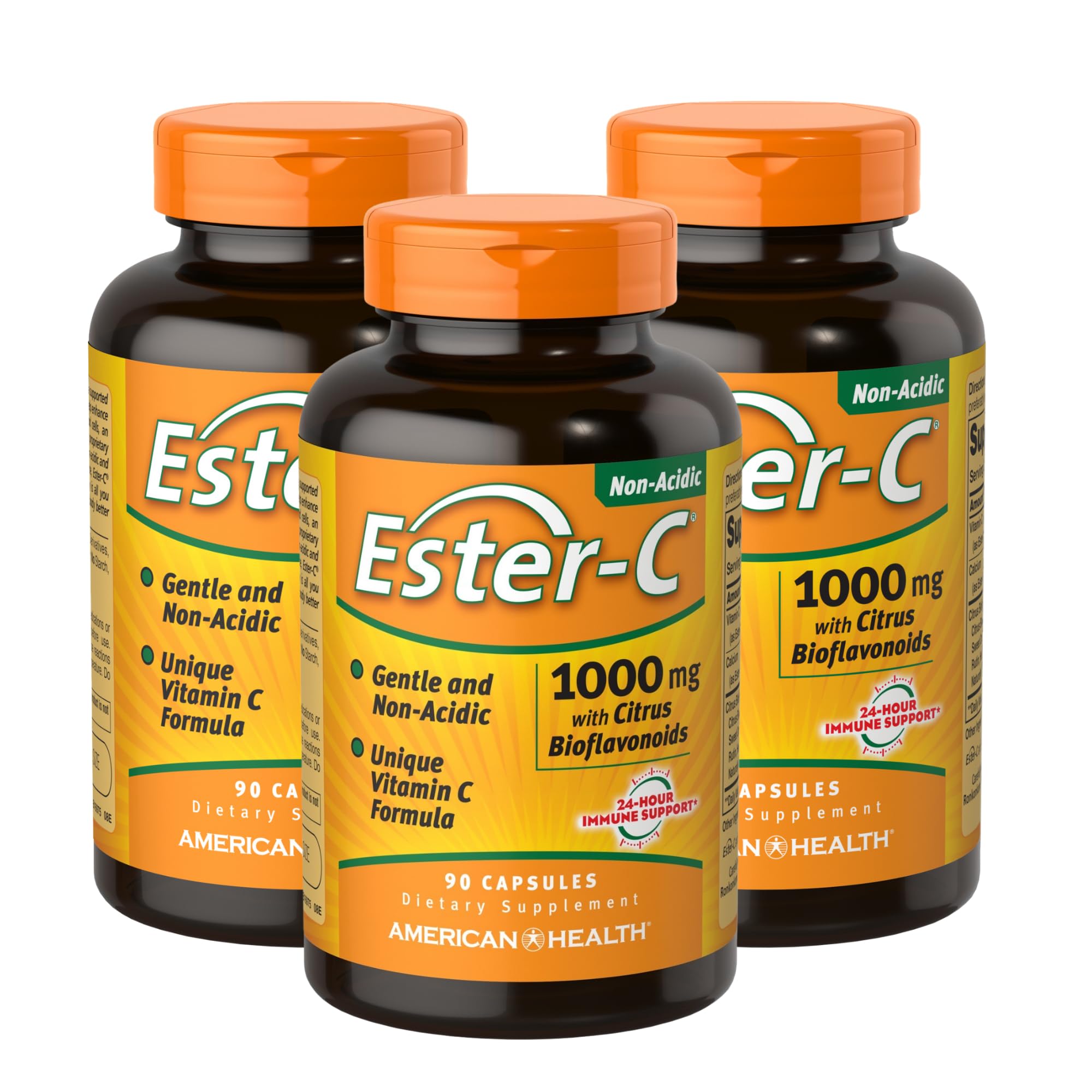 American Health Ester-C 1000 mg bottle supports daily wellness.