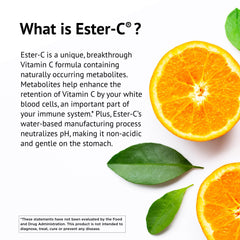American Health Ester-C capsules-closeup highlighting gentle gluten-free, non-GMO vitamin C formula