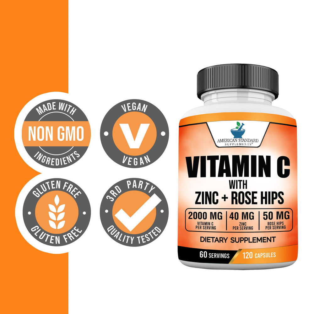 American Standard Supplements Capsules close-up emphasizing per-pack servings.