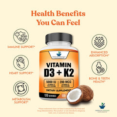 American Standard Supplements D3-K2 bottle-pour scene suggests easy daily dose.