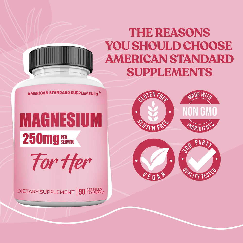 Usage tips card included with American Standard Magnesium Glycinate.