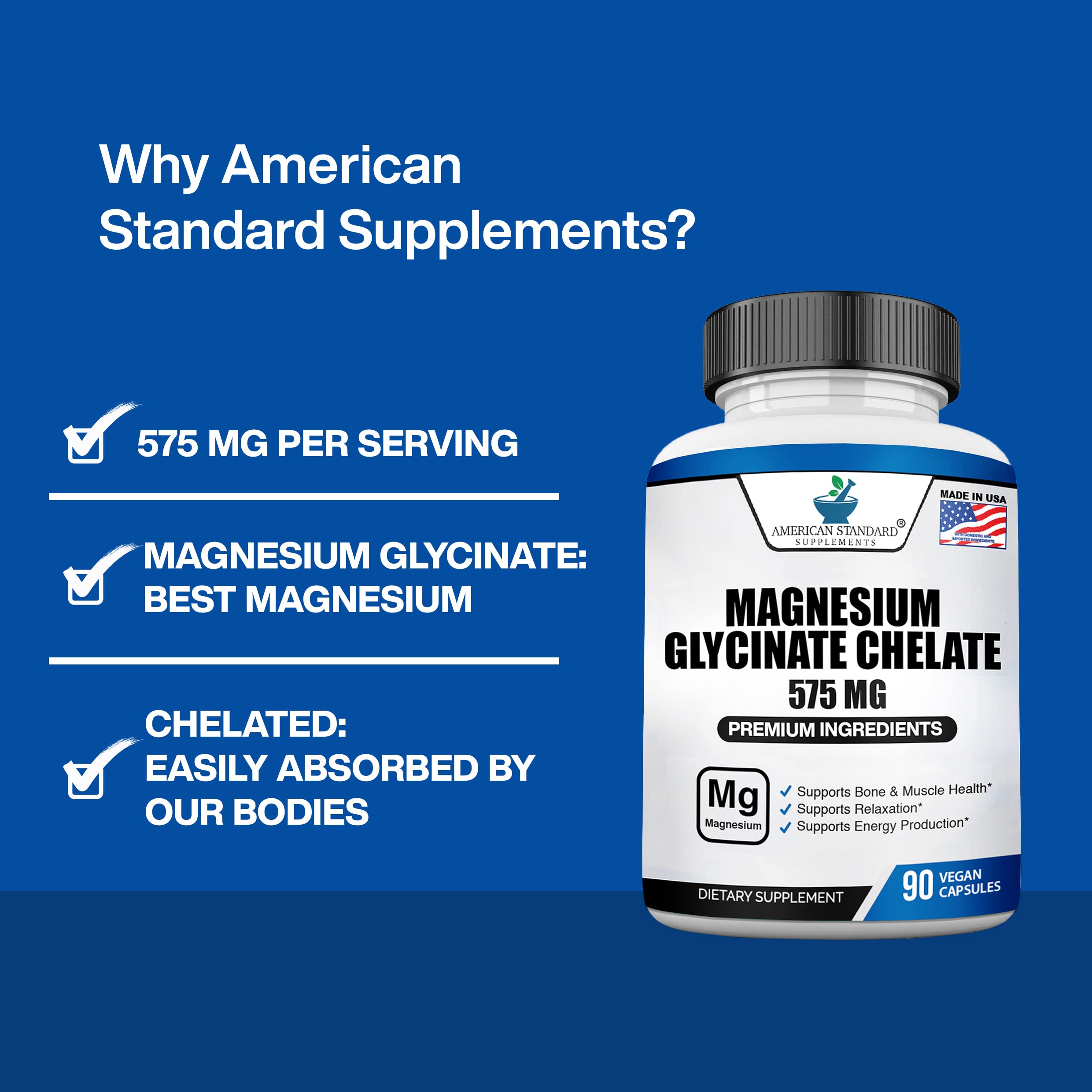 American Standard usage guide illustrating daily intake for ongoing wellness
