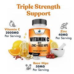 Rose HIPS 50mg per serving featured on American Standard packaging