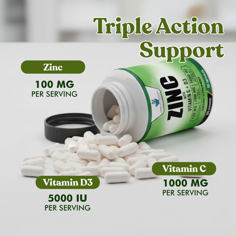 American Standard Supplements vitamin D3 capsules ready for daily bone and mood support.