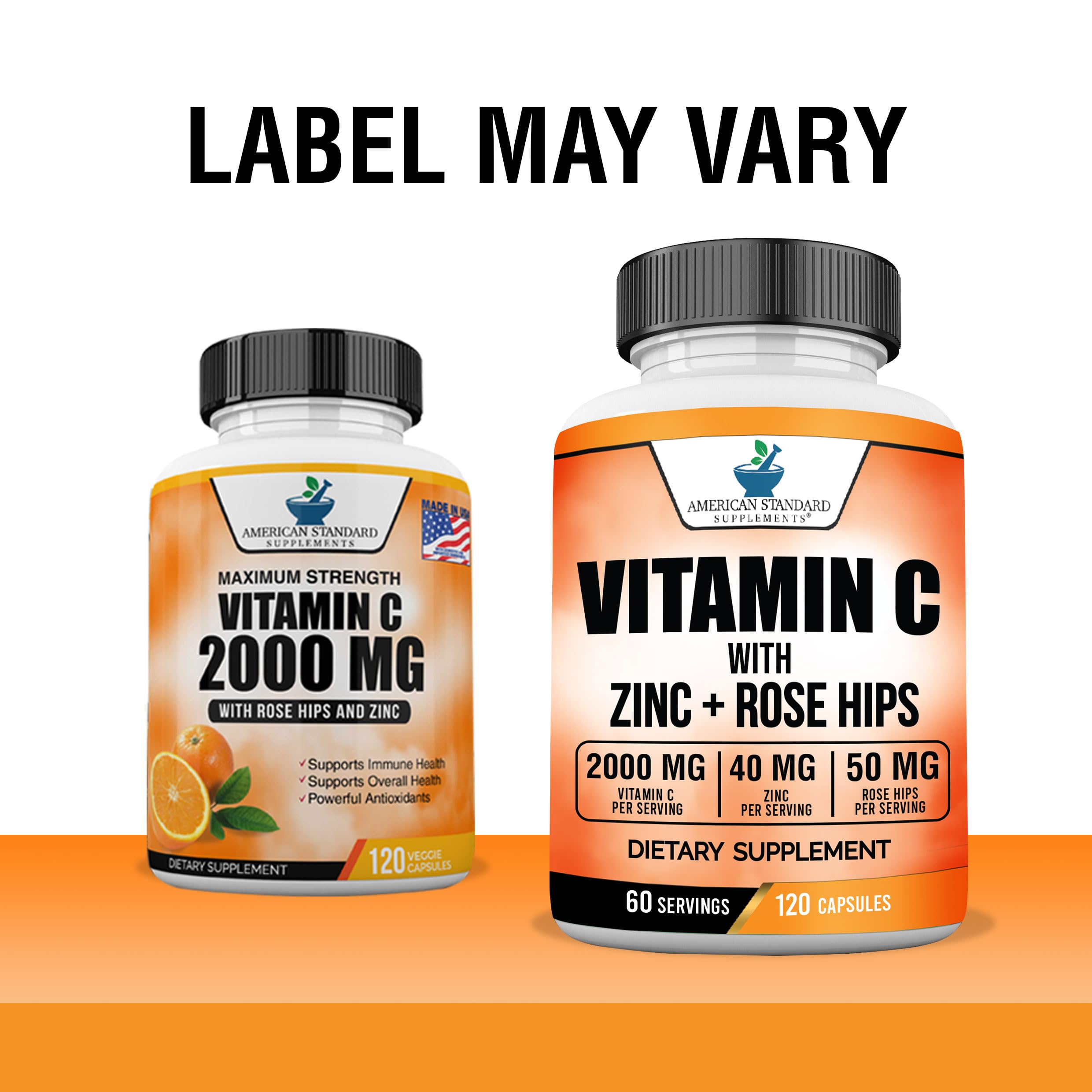 American Standard Supplements Zinc 40mg bottle for daily immune balance.