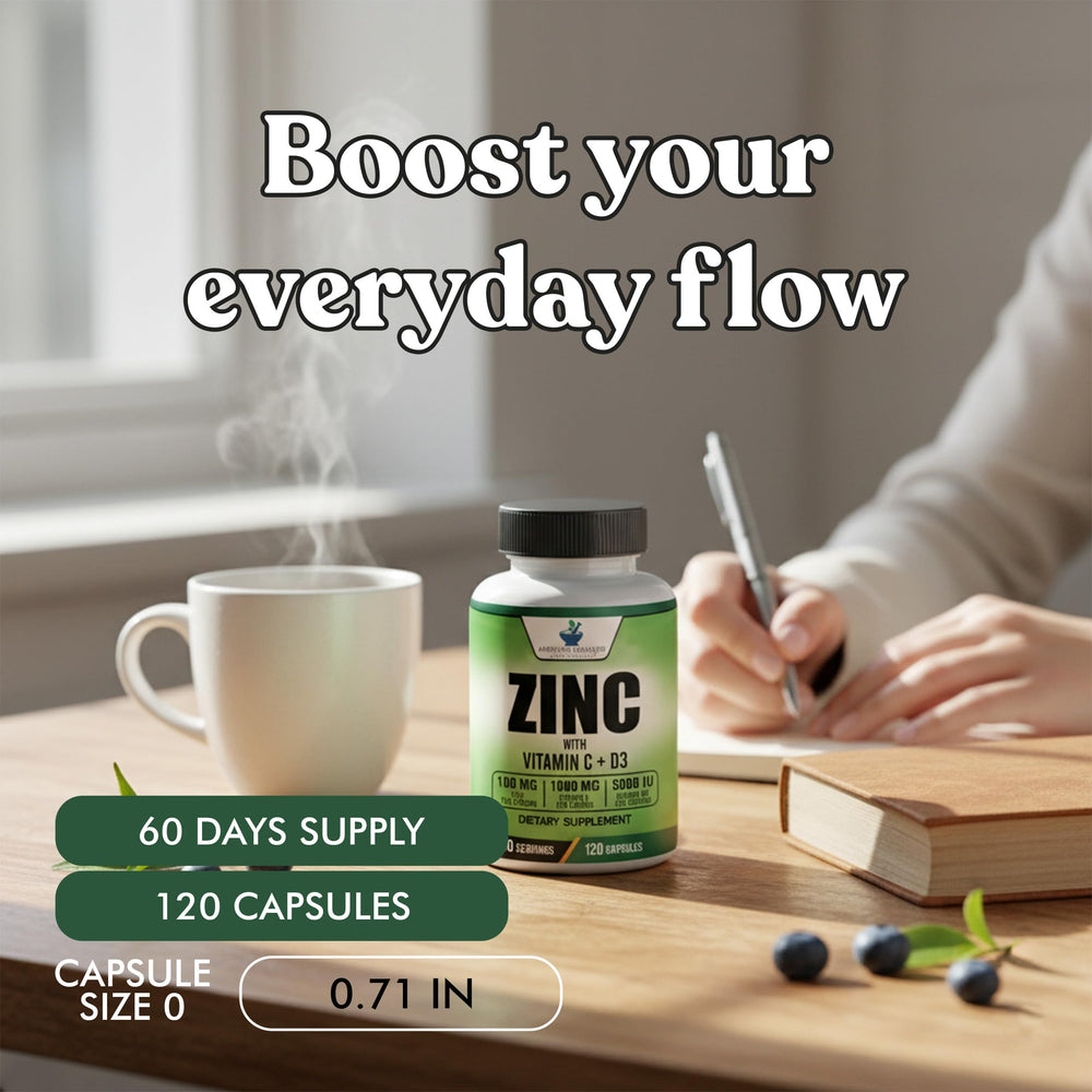 American Standard Supplements zinc-c-d3 USA-made seal indicates trusted production.