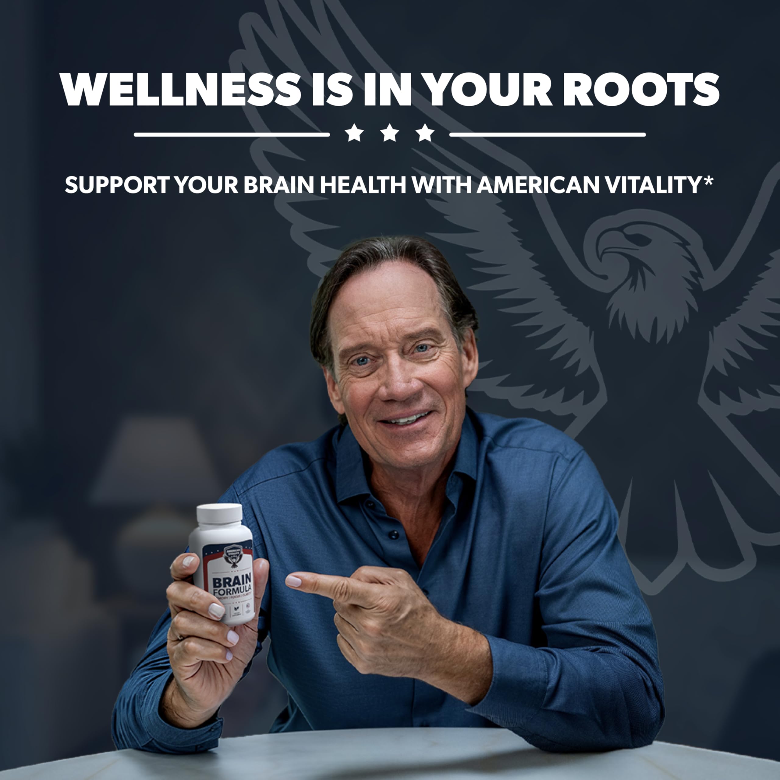 AMERICAN VITALITY Brain Formula on a desk for study sessions