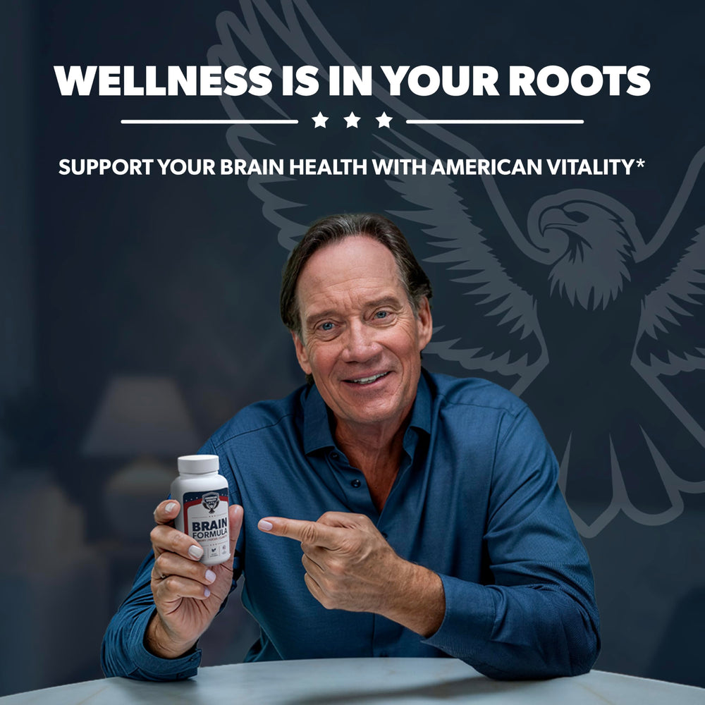 AMERICAN VITALITY Brain Formula on a desk for study sessions