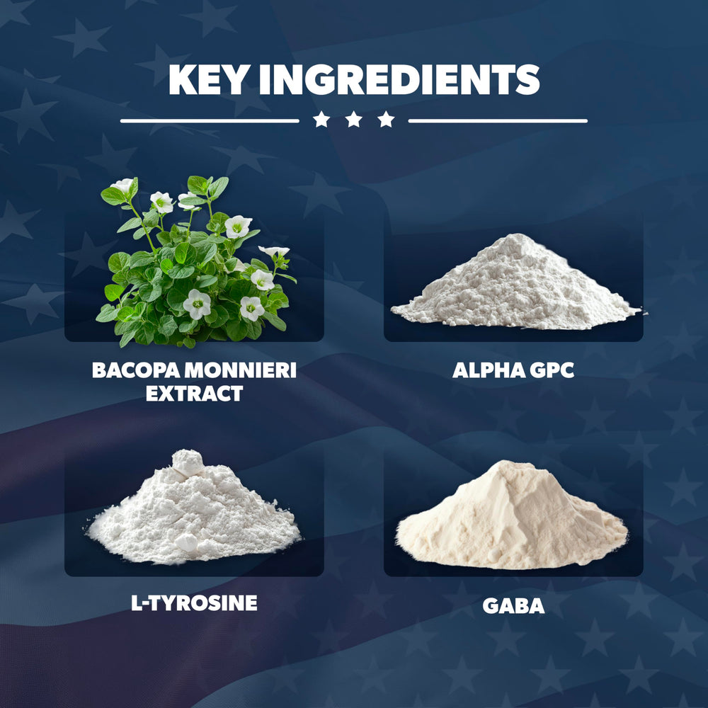 AMERICAN VITALITY Brain Formula label detail highlighting vegan gluten-free formula