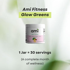 A close-up of spirulina and prickly pear ingredients in Glow Greens.