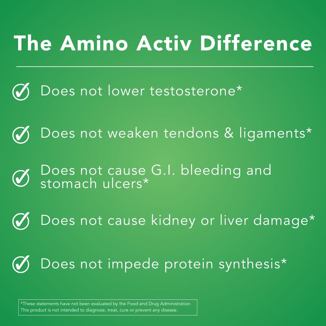 Amino Activ on the counter as sports nutrition.