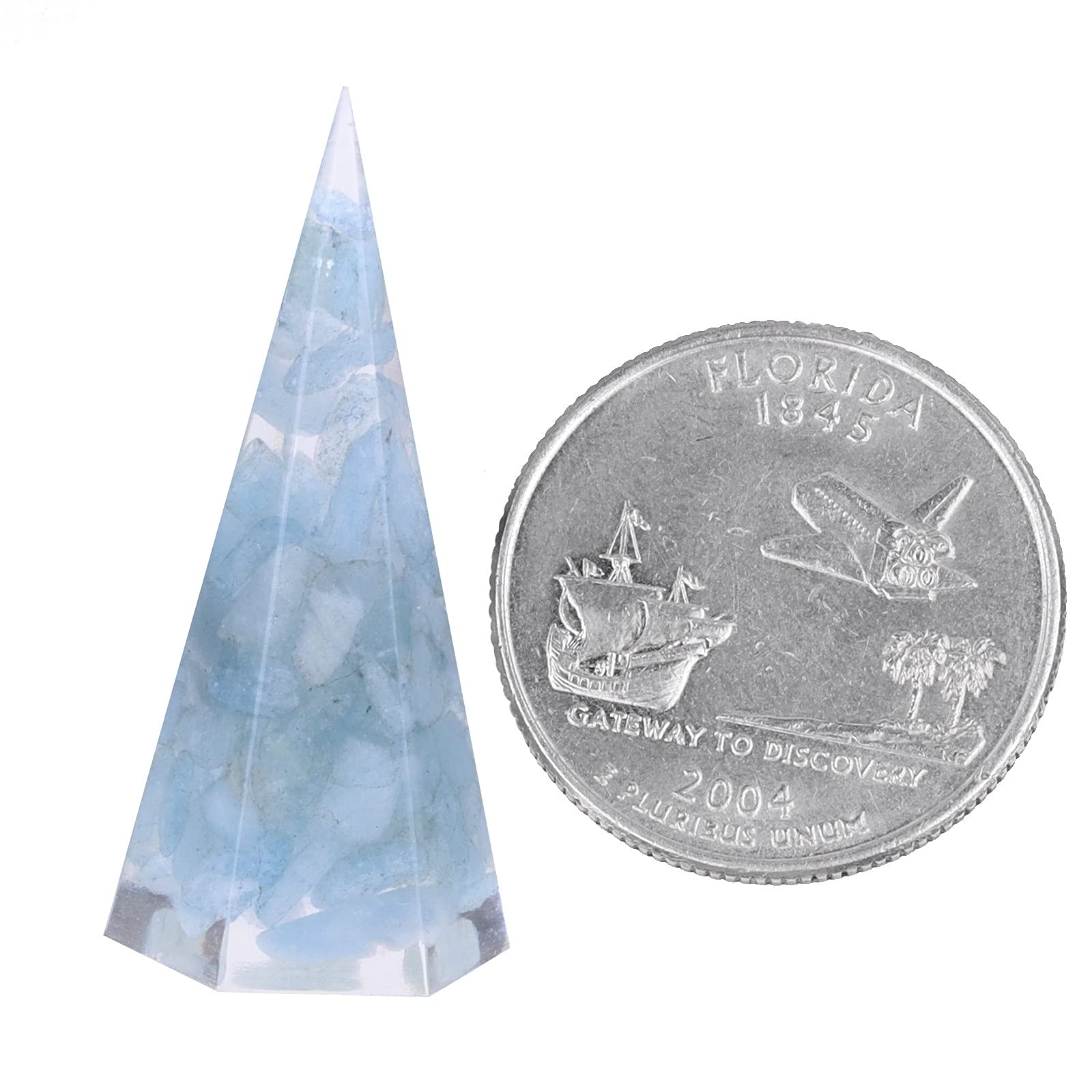 Amogeeli amethyst cone for crown chakra promotes calm focus during meditation
