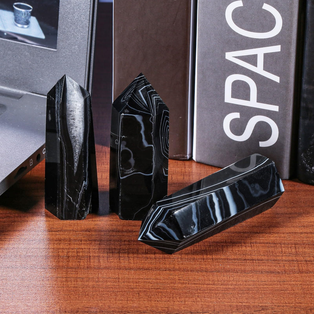 Amogeeli crystal tower decor for living room brings elegant style and subtle positive vibes.