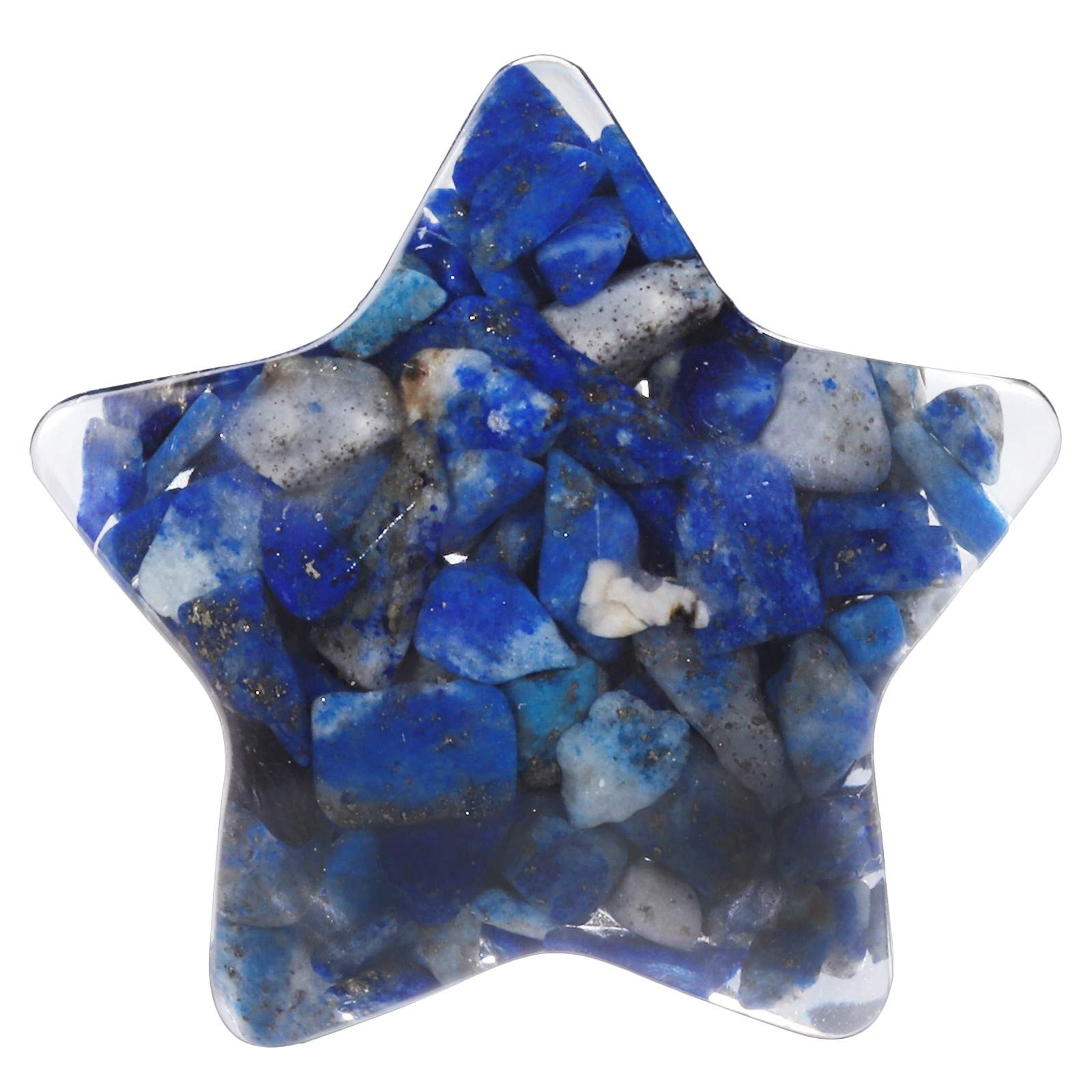 Amogeeli handmade crystal star decorative accent for desk or shelf