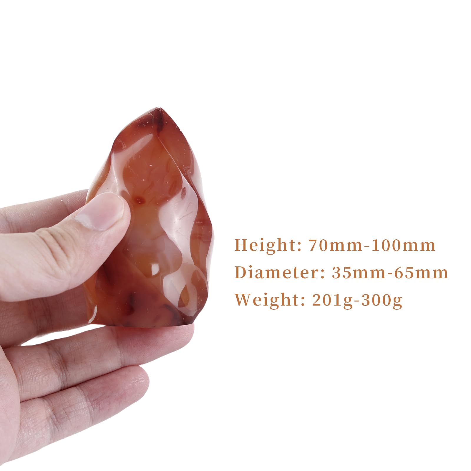 Amogeeli red agate energy tower in gift box makes a thoughtful gift