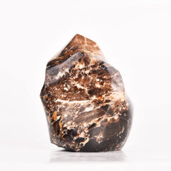 AMOYSTONE Black Opal Flame Tower side profile highlighting tall, calming presence