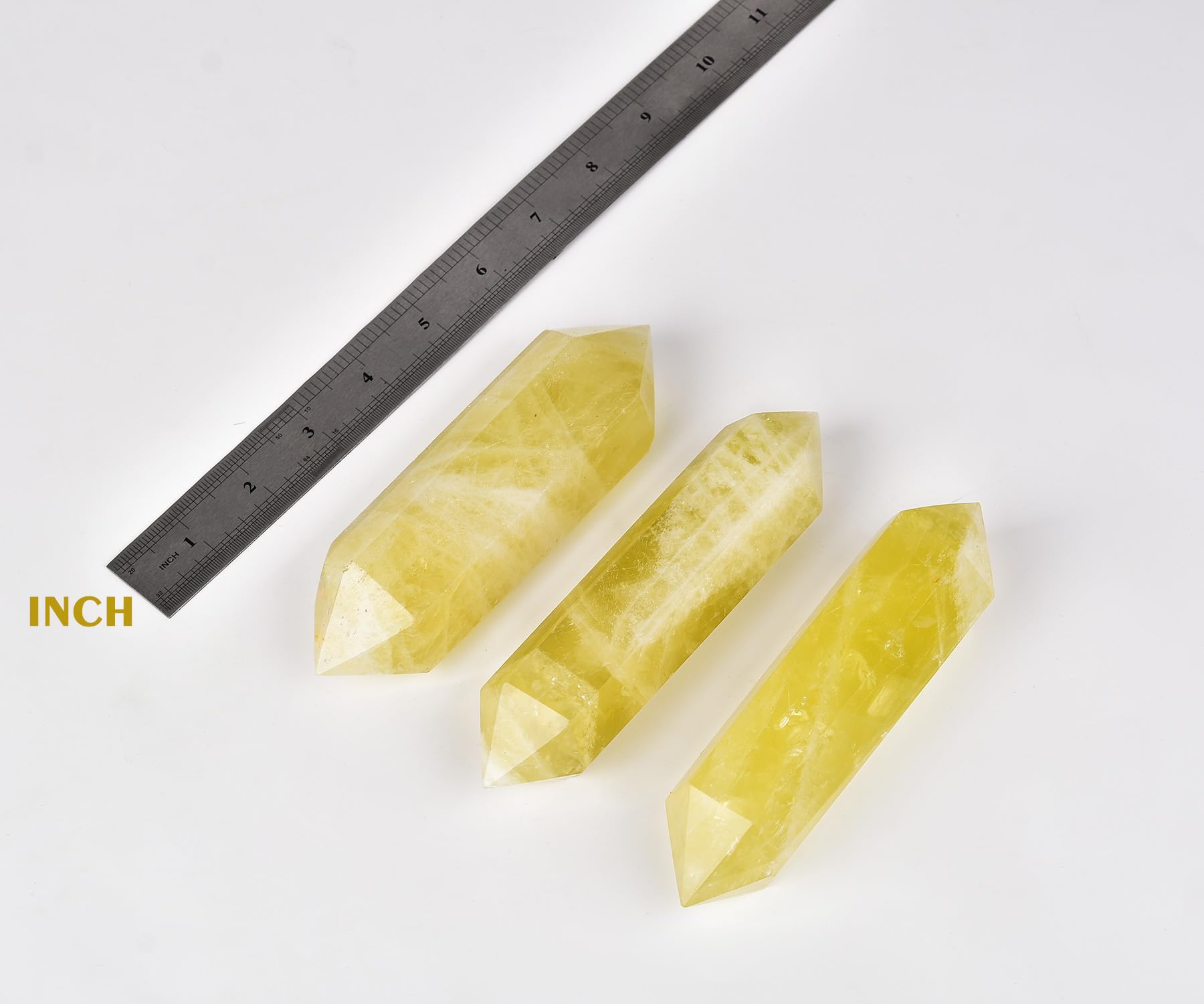 AMOYSTONE double-terminated wand promoting restful sleep and calm