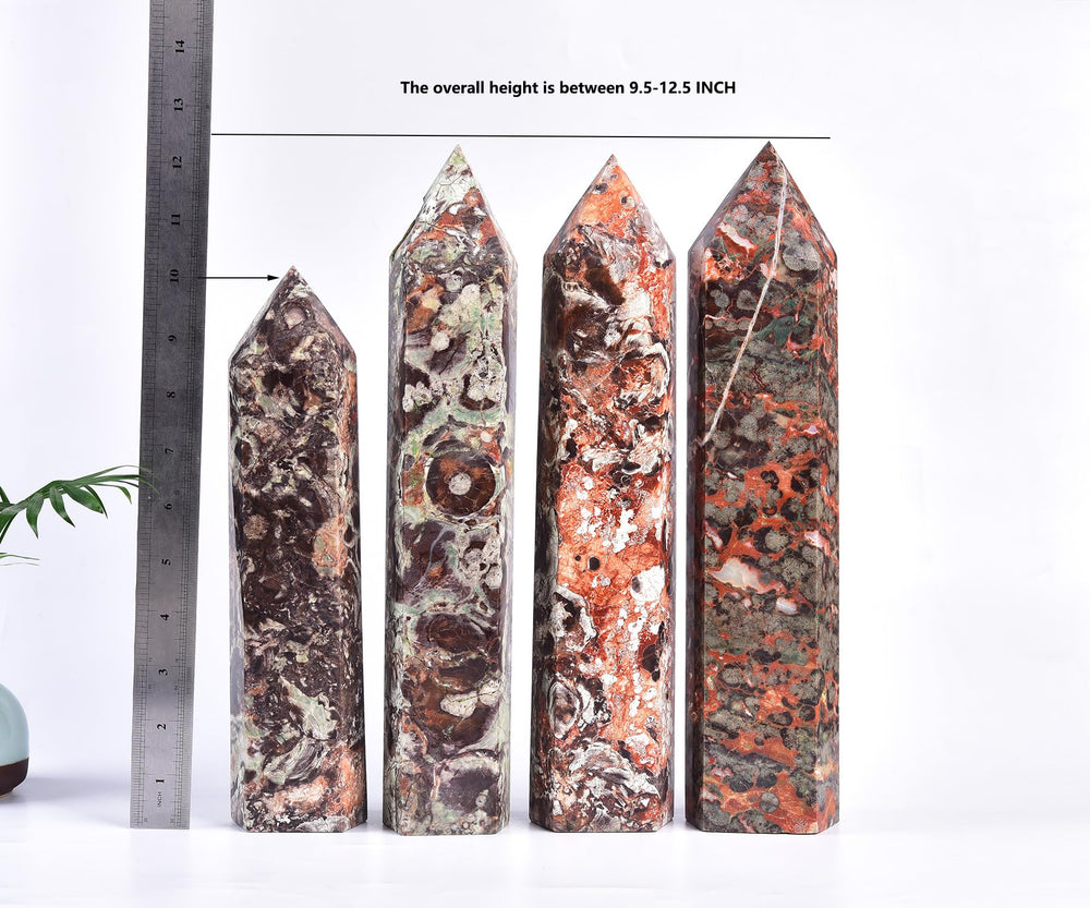 AMOYSTONE feng shui obelisk aligns positive flow in home or office
