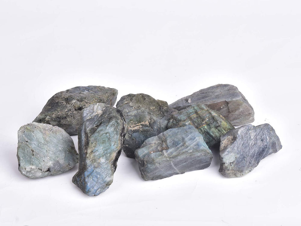 AMOYSTONE Labradorite rough closeup showing labradorescence and color