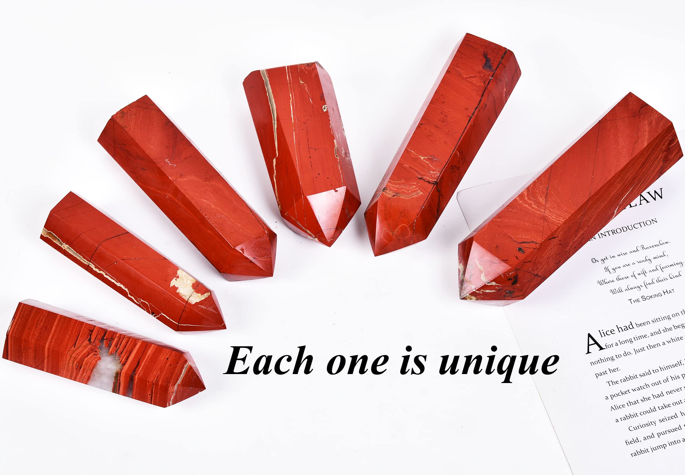 AMOYSTONE obelisk wand ideal for home meditation and energy clearing.