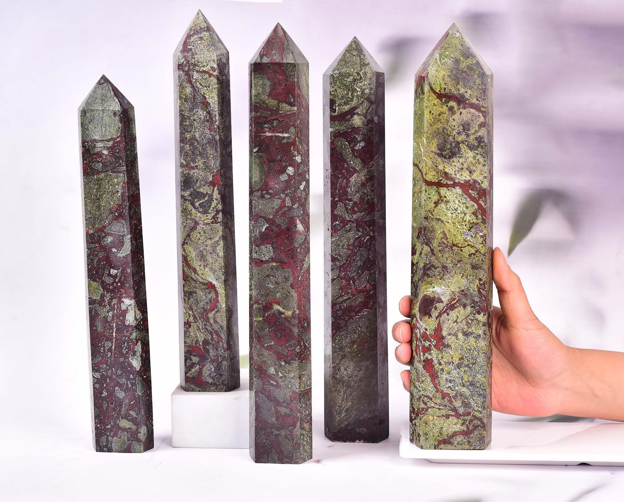 AMOYSTONE meditation and spiritual-practice wand supports relaxation and visualization