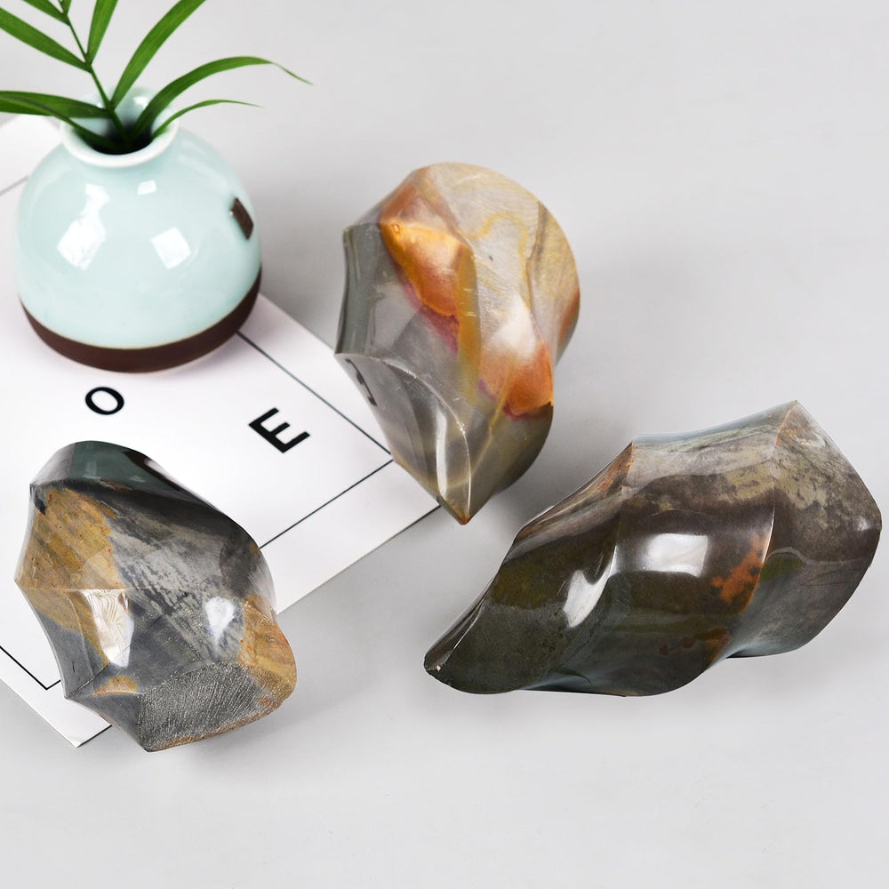 AMOYSTONE Polychrome Jasper gift idea for crystal lovers and mindfulness practice