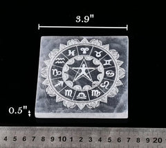 AMOYSTONE plate for jewelry and crystal charging and cleansing