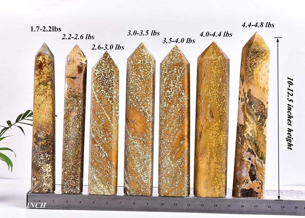 AMOYSTONE wand energy-focus top, showing directionality for targeted emotional balance.