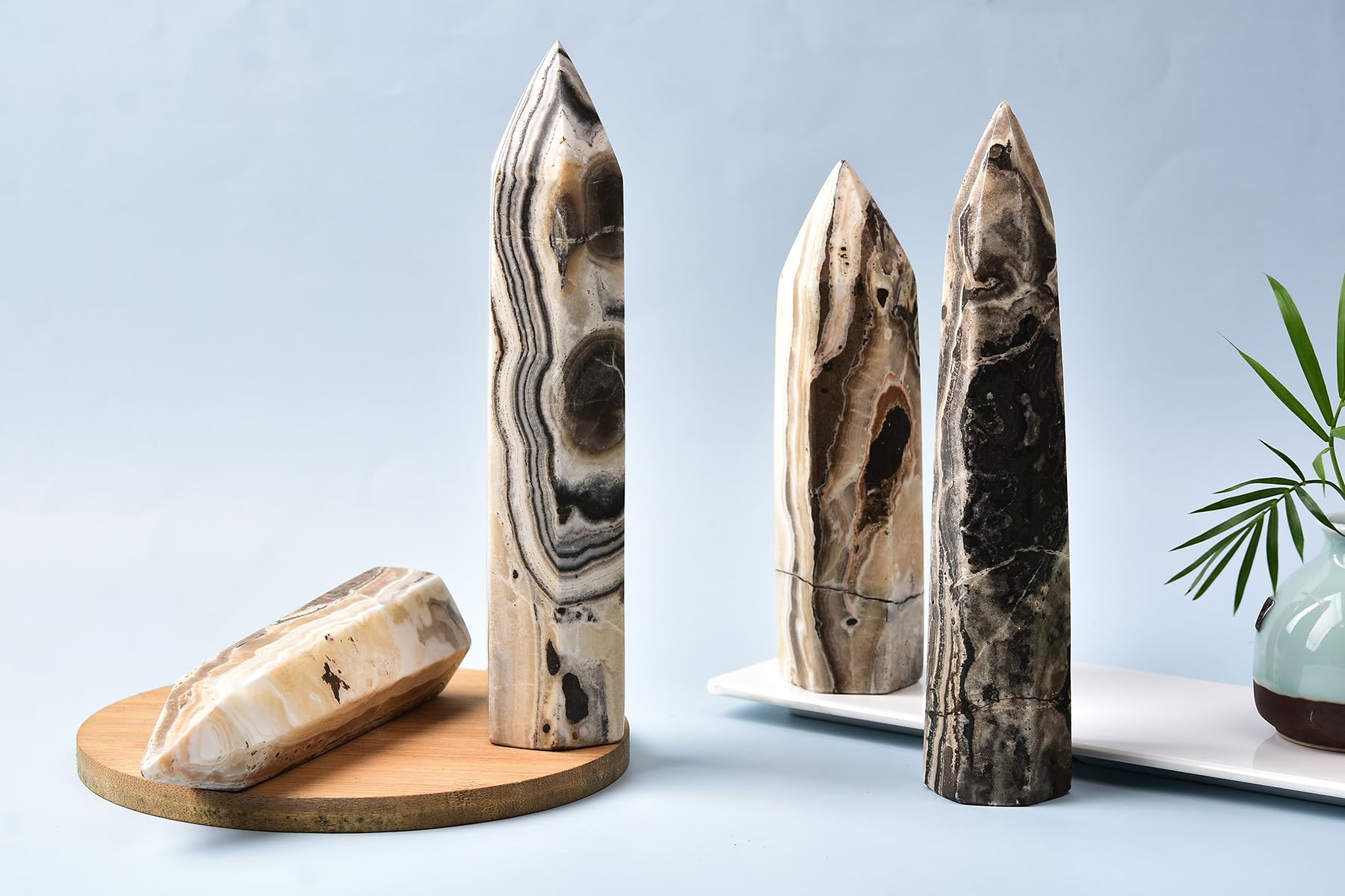 amoystone wand in meditation setup promotes calm focus