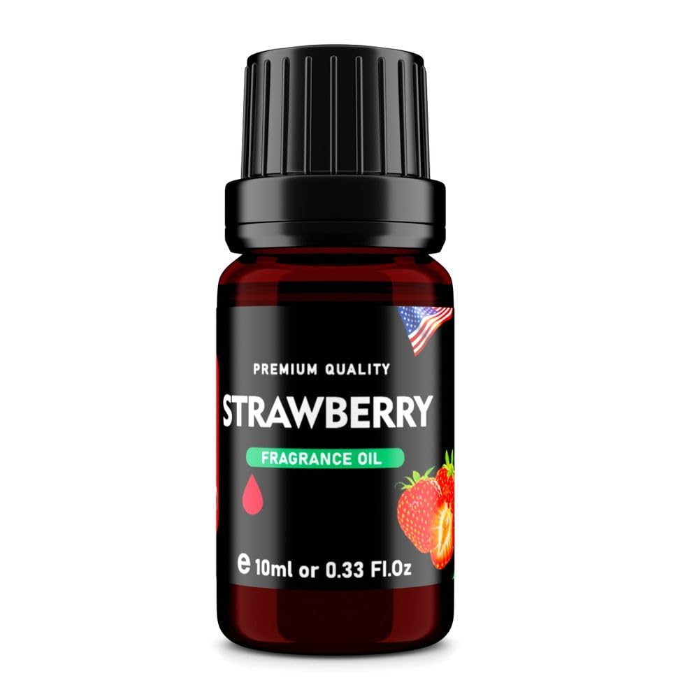 AMPEXT Strawberry fragrance oil label front signals premium quality.