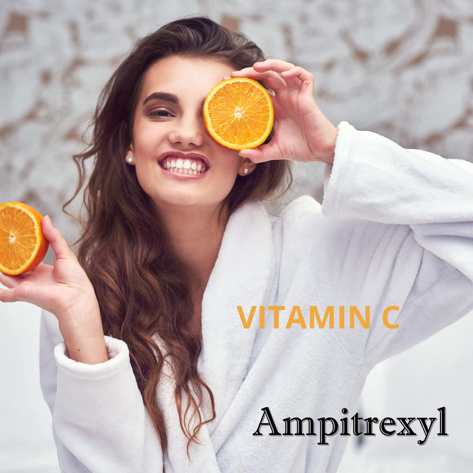 Ampitrexyl packaging on shelf, natural antioxidant blend for immune balance.