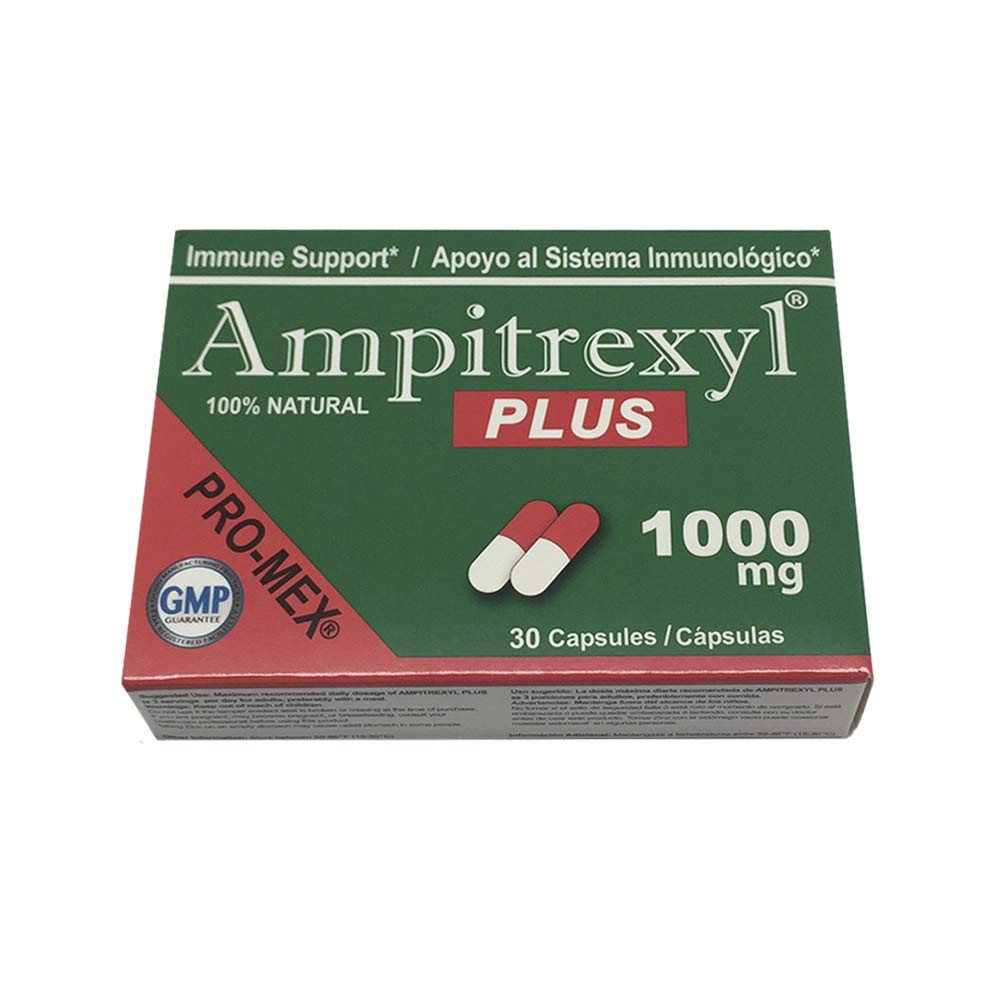 Ampitrexyl Plus bottle ready for daily immune support routine