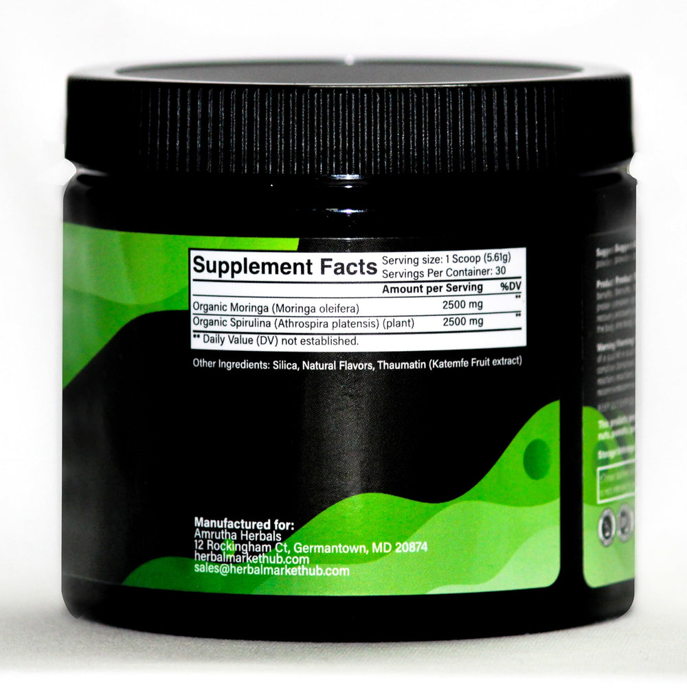 Powder on a kitchen counter ready to mix