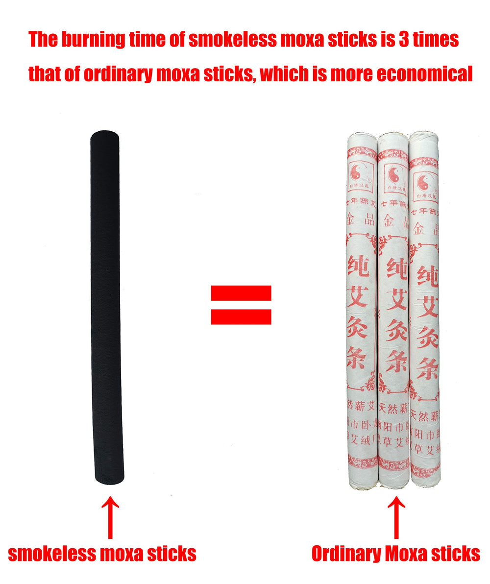 AMTOOCH sticks with a smoke-reducing burner enable hands-free use.