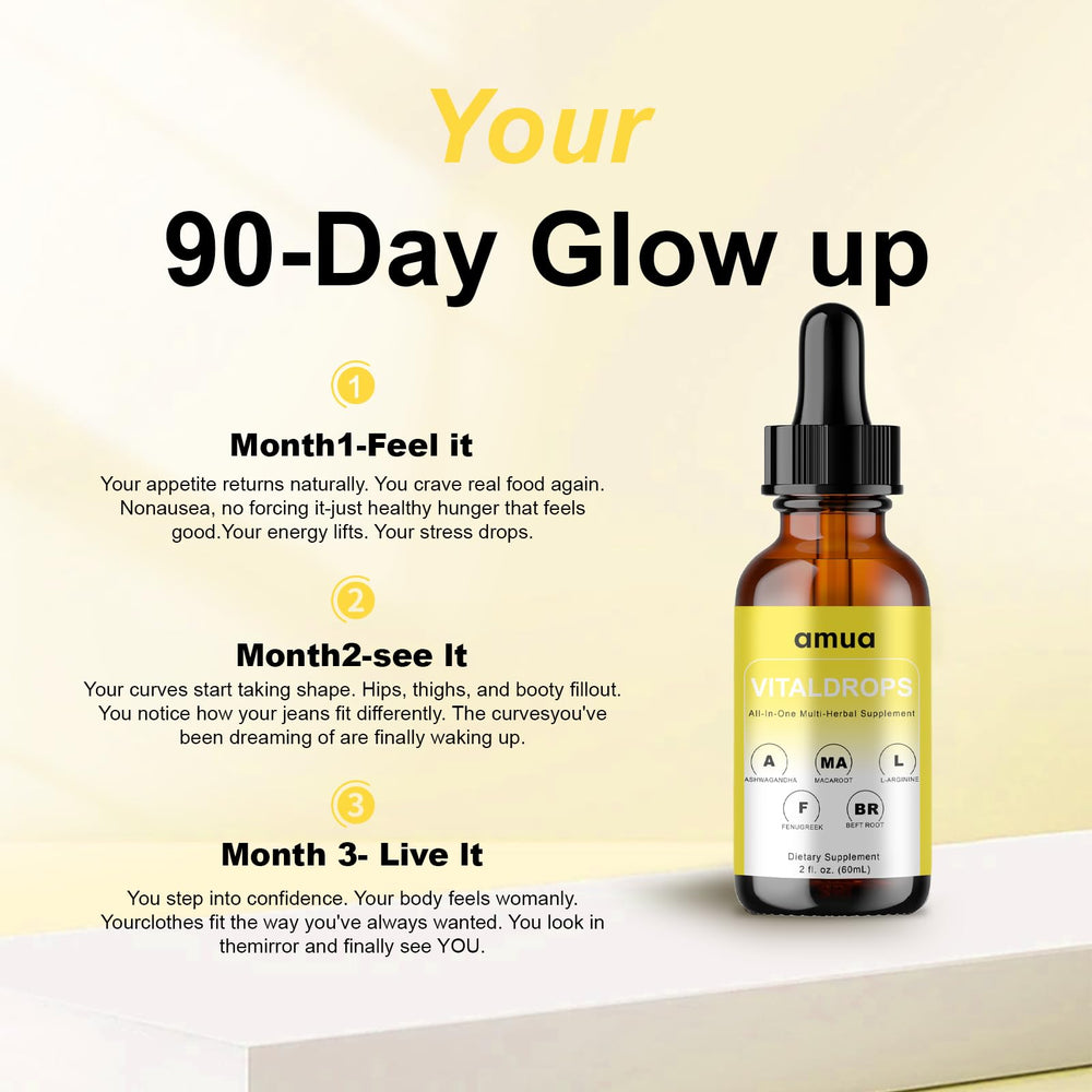 AMUA Vital Drops added to a smoothie for convenient daily nutrition.