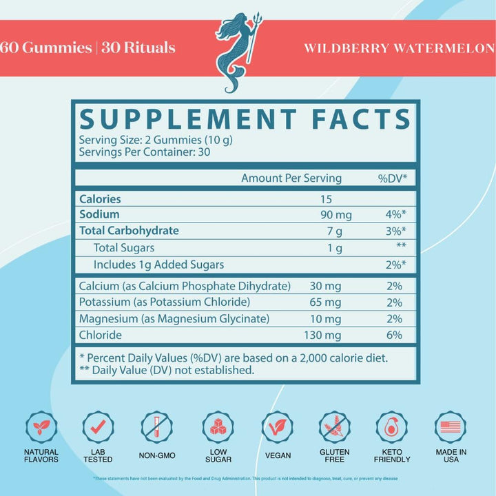 Vegan and keto-friendly label on bottle hints dietary compatibility with Amura Minerals.
