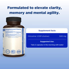 AMVILAB Kepler label confirms non GMO CDP-Choline and 500 mg per capsule.