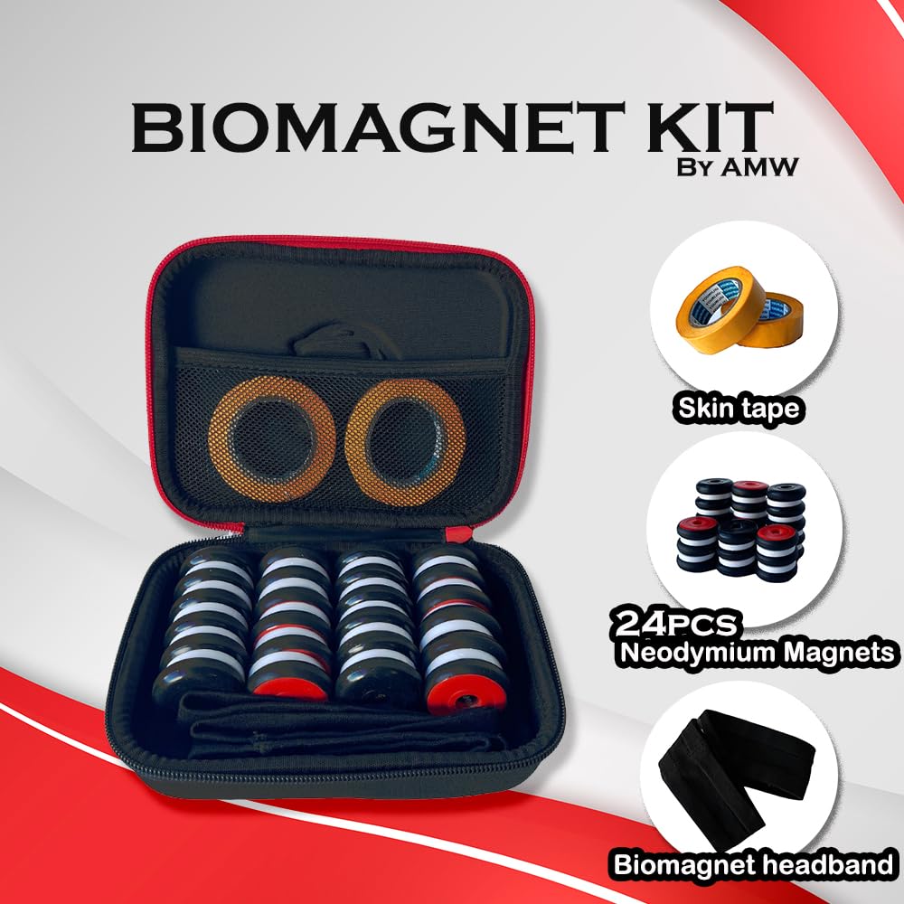 AMW Pure Life Biomagnets with neoprene headband for comfortable sessions