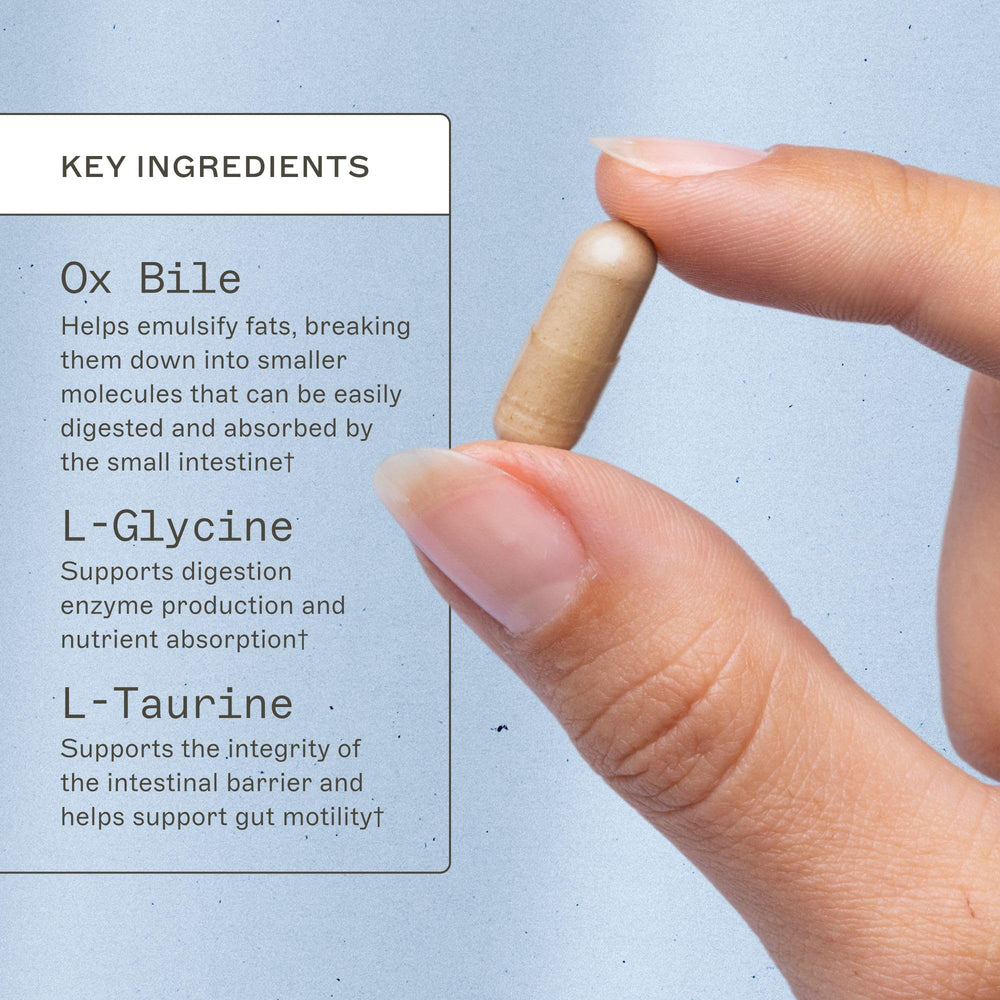 Amy Myers MD Bile Builder Complete capsules close-up illustrating digestive support