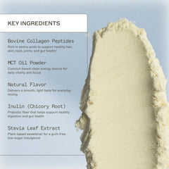 Amy Myers MD collagen peptide scoop highlighting gut-supporting protein blend.