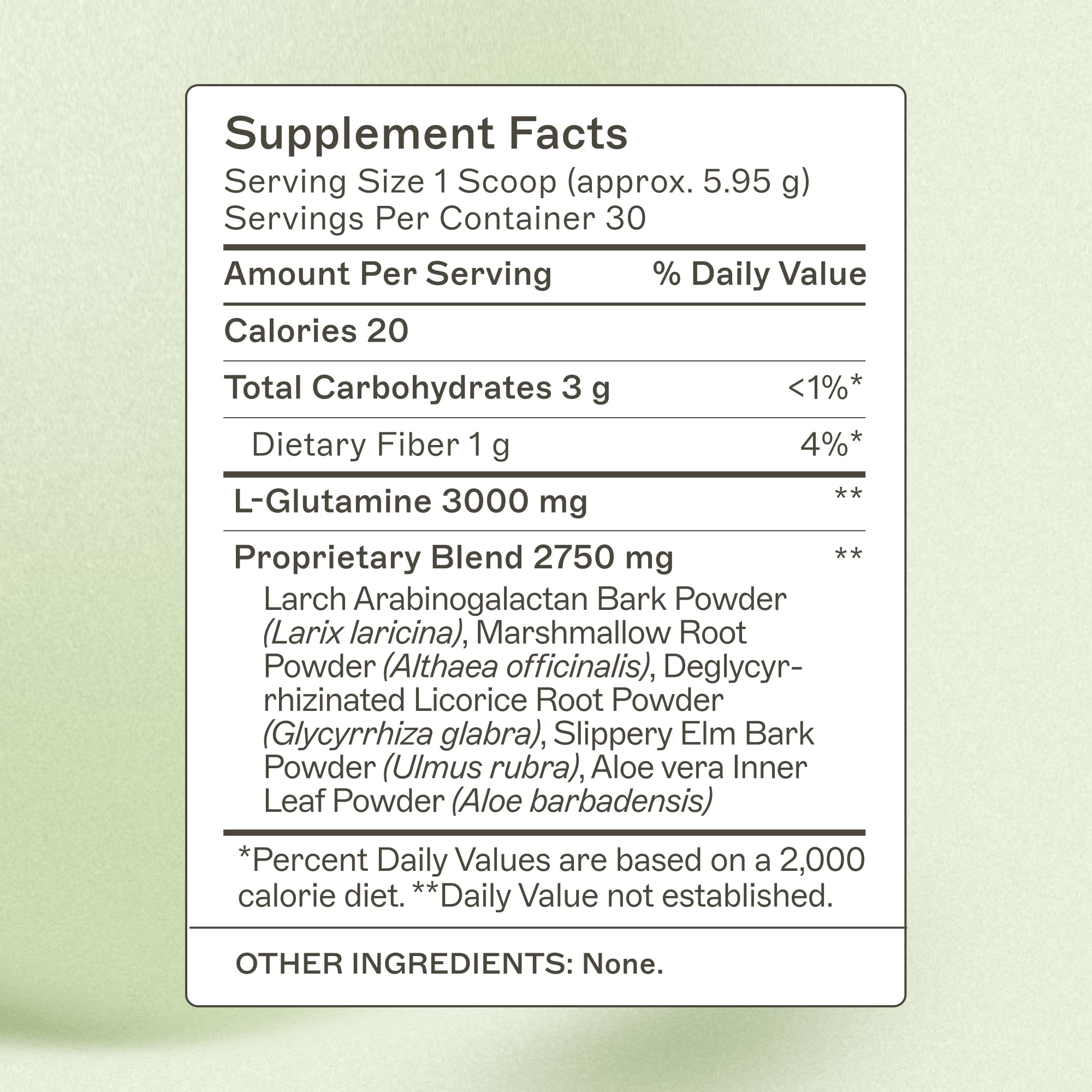 Amy Myers MD Leaky Gut Revive scoop of powder ready to mix in water.