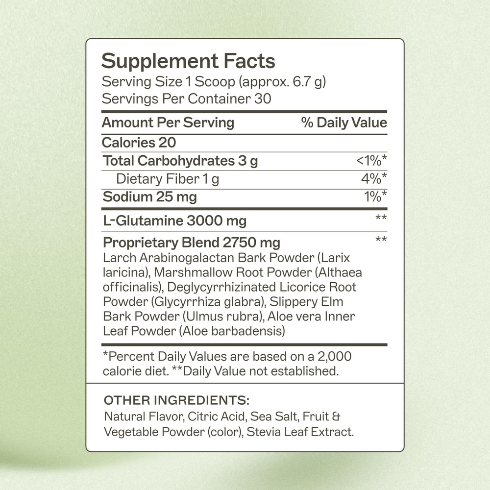 Leaky Gut Revive scoop ready to mix demonstrates easy daily gut support