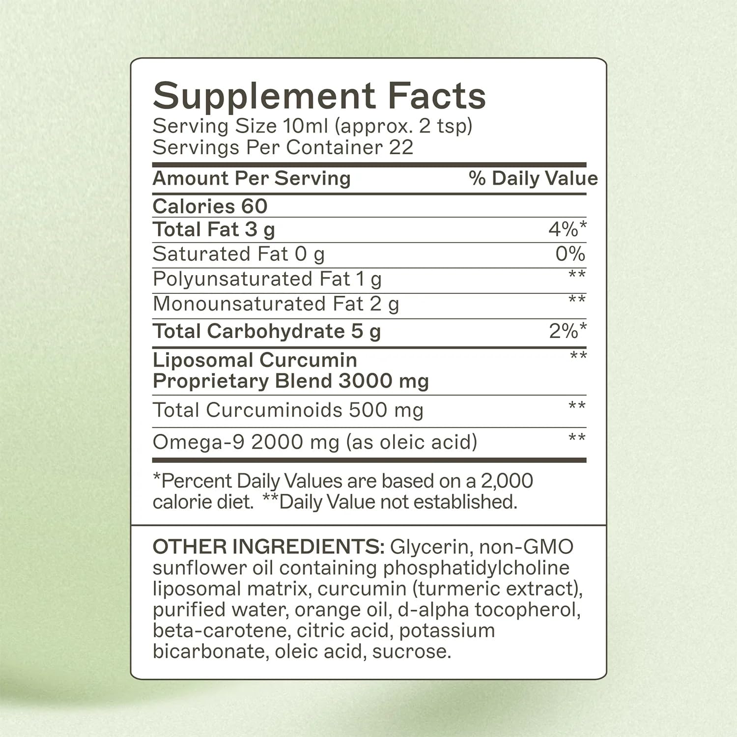 Amy Myers MD Liposomal Curcumin dropper portion ready for daily use supporting wellness