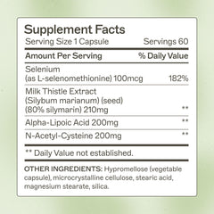 Amy Myers MD Liver Support front view shows convenient daily capsule form.