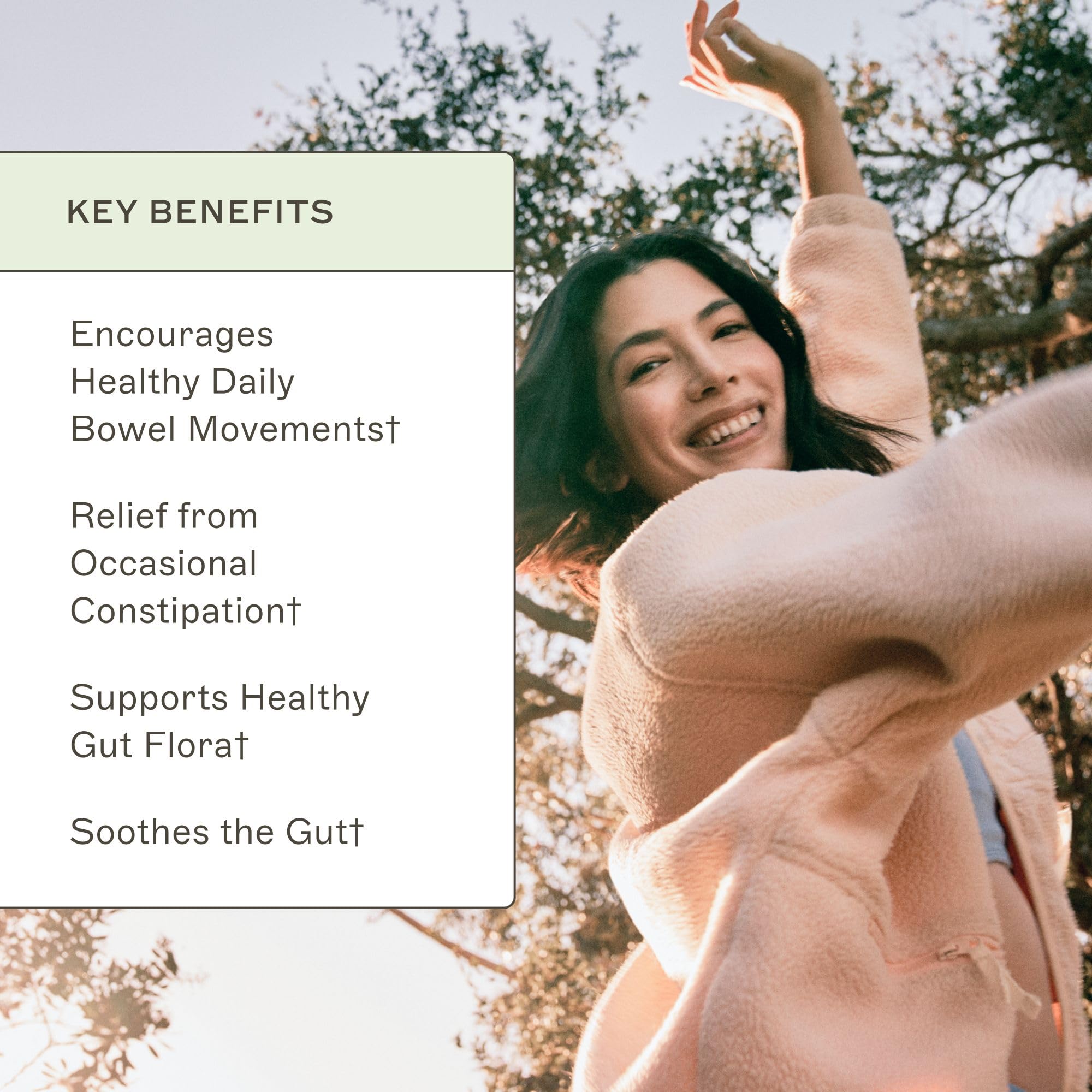 Amy Myers MD Microb-Clear packaging highlights non-GMO and soy-free benefits.