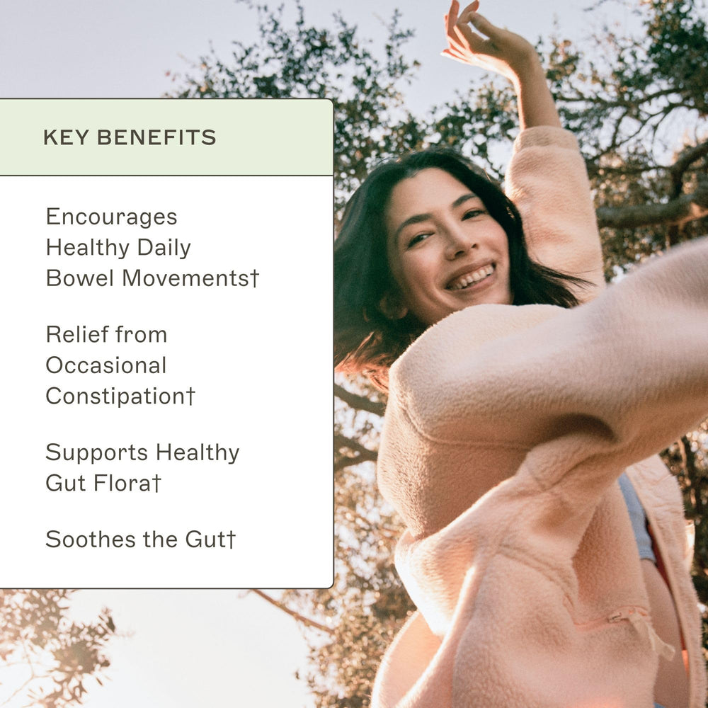 Amy Myers MD Microb-Clear packaging highlights non-GMO and soy-free benefits.