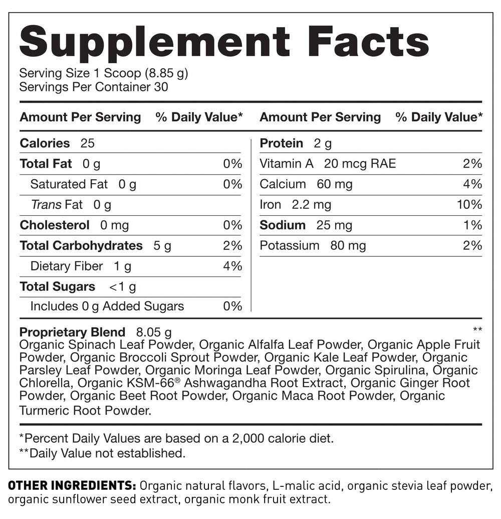 Amy Myers MD Organic Superfoods Kit bag with scoop enables easy, measured daily servings.