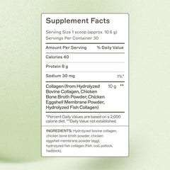 Amy Myers MD Spectrum 5 collagen powder scoop shown for easy daily mixing