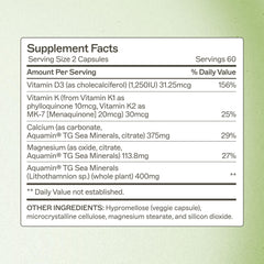 Amy Myers MD Vitamin D3/K2 liquid bottle pour supports bone, immune, and hormone health