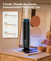 Amzany diffuser night lights create a calm, sleep-friendly atmosphere.
